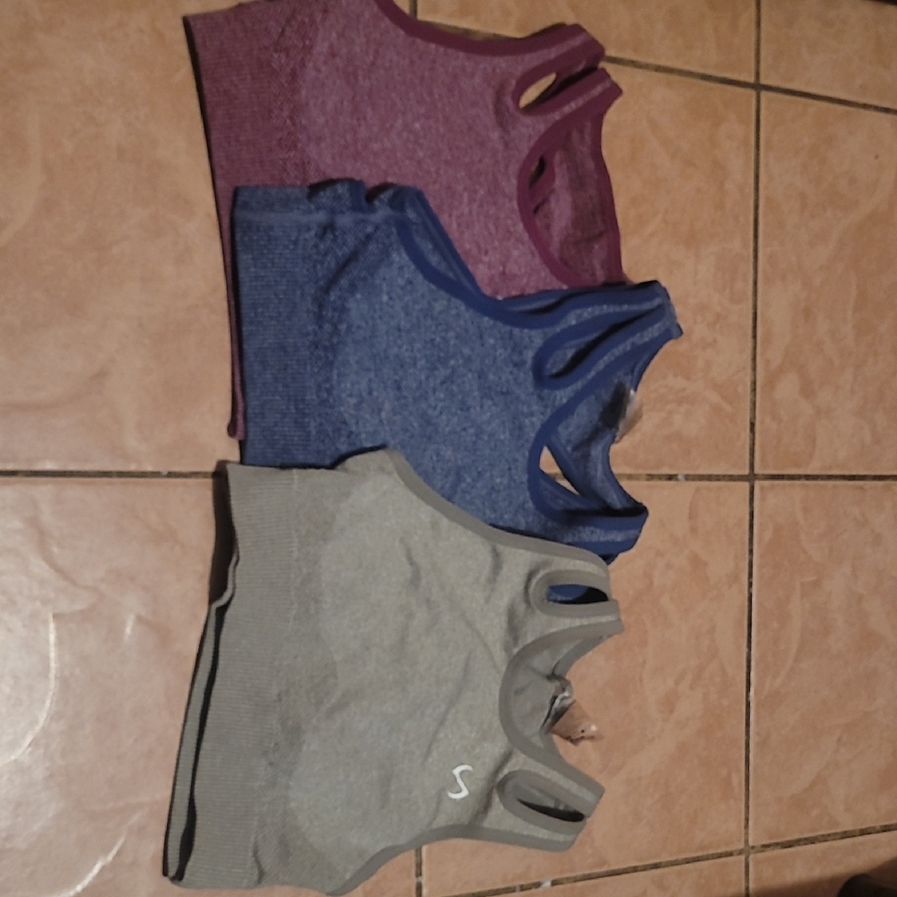Set of Three Athletic Tank Tops